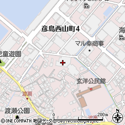 関門三協工業周辺の地図