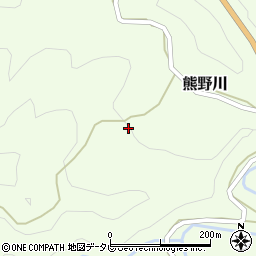 和歌山県日高郡日高川町熊野川121周辺の地図