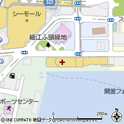 門司税関下関税関支署下関港国際ターミナル事務室周辺の地図