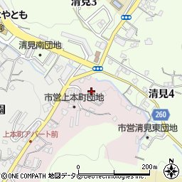 福岡県北九州市門司区上本町6周辺の地図