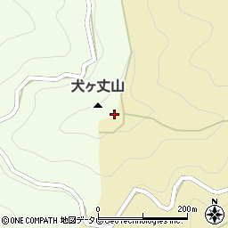 犬ケ丈山周辺の地図