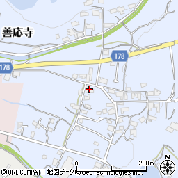 善応寺集会所周辺の地図