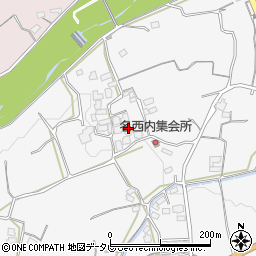 愛媛県四国中央市土居町上野1307周辺の地図