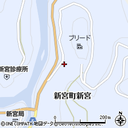 愛媛県四国中央市新宮町新宮1000周辺の地図