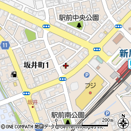 ファミリーマート新居浜坂井町店周辺の地図