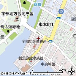 宇部興産海運株式会社　エンジニアリング工場周辺の地図