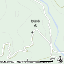 徳島県名西郡神山町上分江田1198周辺の地図