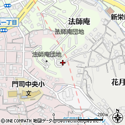 福岡県北九州市門司区花月園2-39周辺の地図