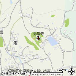 秀巌寺周辺の地図