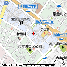 津田印房周辺の地図