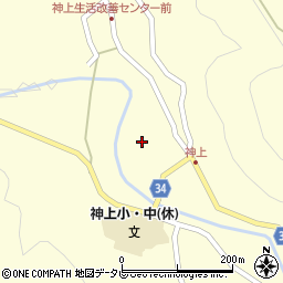 神上川周辺の地図