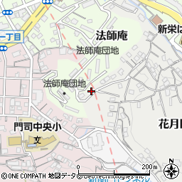 福岡県北九州市門司区花月園2-37周辺の地図