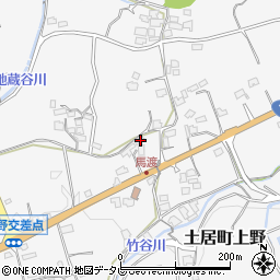 愛媛県四国中央市土居町上野686周辺の地図