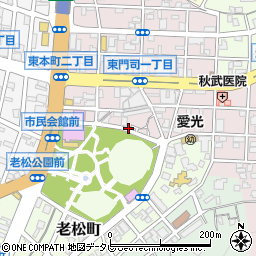 老松公園トイレ２周辺の地図