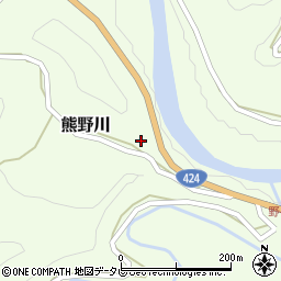 和歌山県日高郡日高川町熊野川83周辺の地図