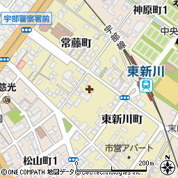 セブンイレブン宇部東新川店周辺の地図