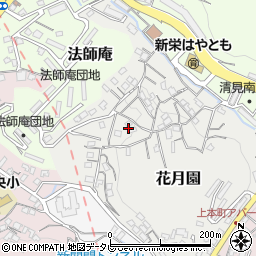 福岡県北九州市門司区花月園5-12周辺の地図
