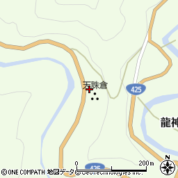 和歌山県田辺市龍神村小又川12周辺の地図