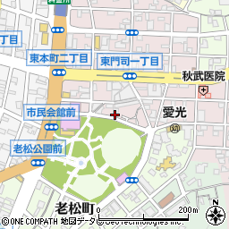 門司校区公民館周辺の地図