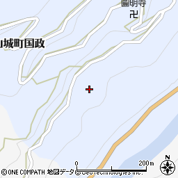 徳島県三好市山城町国政364周辺の地図