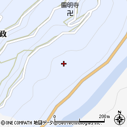 徳島県三好市山城町国政284-1周辺の地図