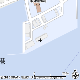 日本通運株式会社　下関海運支店国際物流センター・岬之町周辺の地図