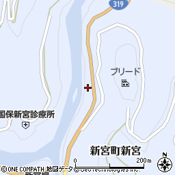 ＪＡうま新宮支店製茶工場周辺の地図