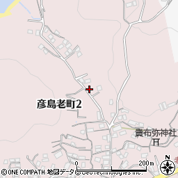 山口県下関市彦島老町周辺の地図
