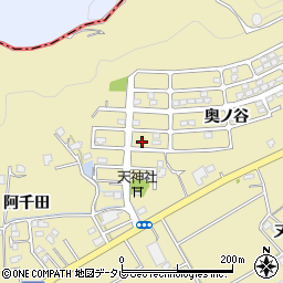 徳島県阿南市羽ノ浦町岩脇奥ノ谷6-209周辺の地図