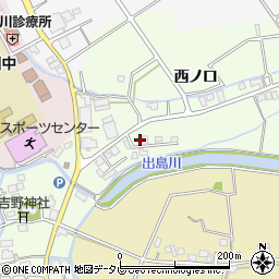 徳島県阿南市那賀川町上福井西ノ口45-26周辺の地図