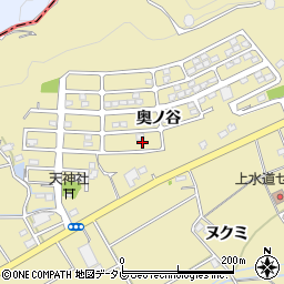 徳島県阿南市羽ノ浦町岩脇奥ノ谷6-186周辺の地図