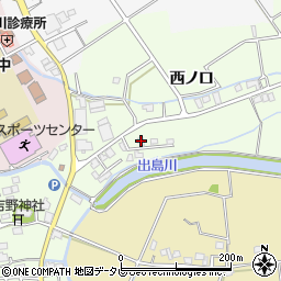 徳島県阿南市那賀川町上福井西ノ口45周辺の地図