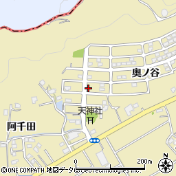 徳島県阿南市羽ノ浦町岩脇奥ノ谷6-210周辺の地図