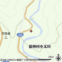 和歌山県田辺市龍神村小又川256周辺の地図