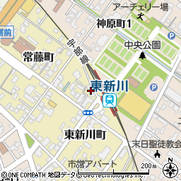 ランドスマンション東新川周辺の地図