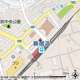 新居浜駅前駐車場周辺の地図