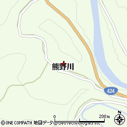 和歌山県日高郡日高川町熊野川72周辺の地図