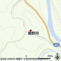 和歌山県日高郡日高川町熊野川59周辺の地図