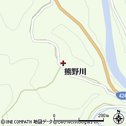 和歌山県日高郡日高川町熊野川56周辺の地図