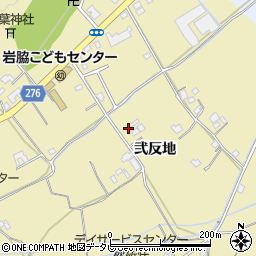 徳島県阿南市羽ノ浦町岩脇弐反地109周辺の地図