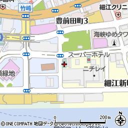 天然温泉関門の湯ドーミーインＰＲＥＭＩＵＭ下関周辺の地図