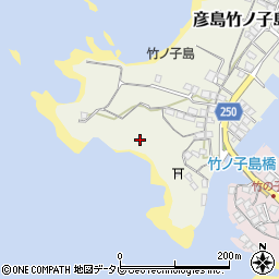 山口県下関市彦島竹ノ子島町周辺の地図