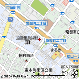 福岡銀行宇部支店 ＡＴＭ周辺の地図