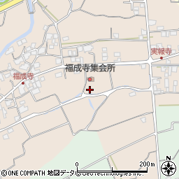 愛媛県西条市福成寺周辺の地図