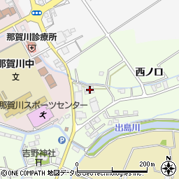 徳島県阿南市那賀川町上福井西ノ口9-1周辺の地図