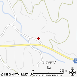 徳島県勝浦郡勝浦町沼江中山周辺の地図