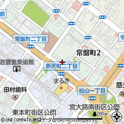 株式会社クシベ宇部　本店周辺の地図