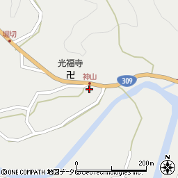 三重県熊野市飛鳥町神山197周辺の地図
