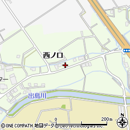 徳島県阿南市那賀川町上福井西ノ口61周辺の地図