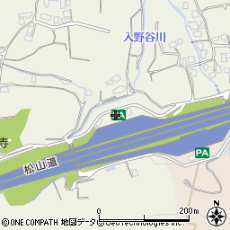 セブンイレブン松山道入野ＰＡ上り店周辺の地図